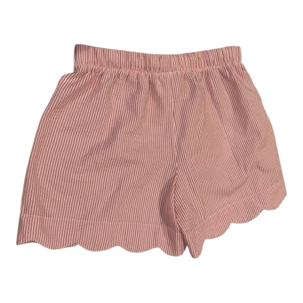 TC High Waist Pink Striped Shorts‎